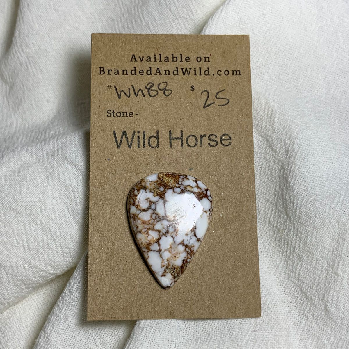 Wild Horse Cabochon - WH88 CE2EC982-D11A-47FE-AE64-A2F4C106CFA8 Brandedandwild.com