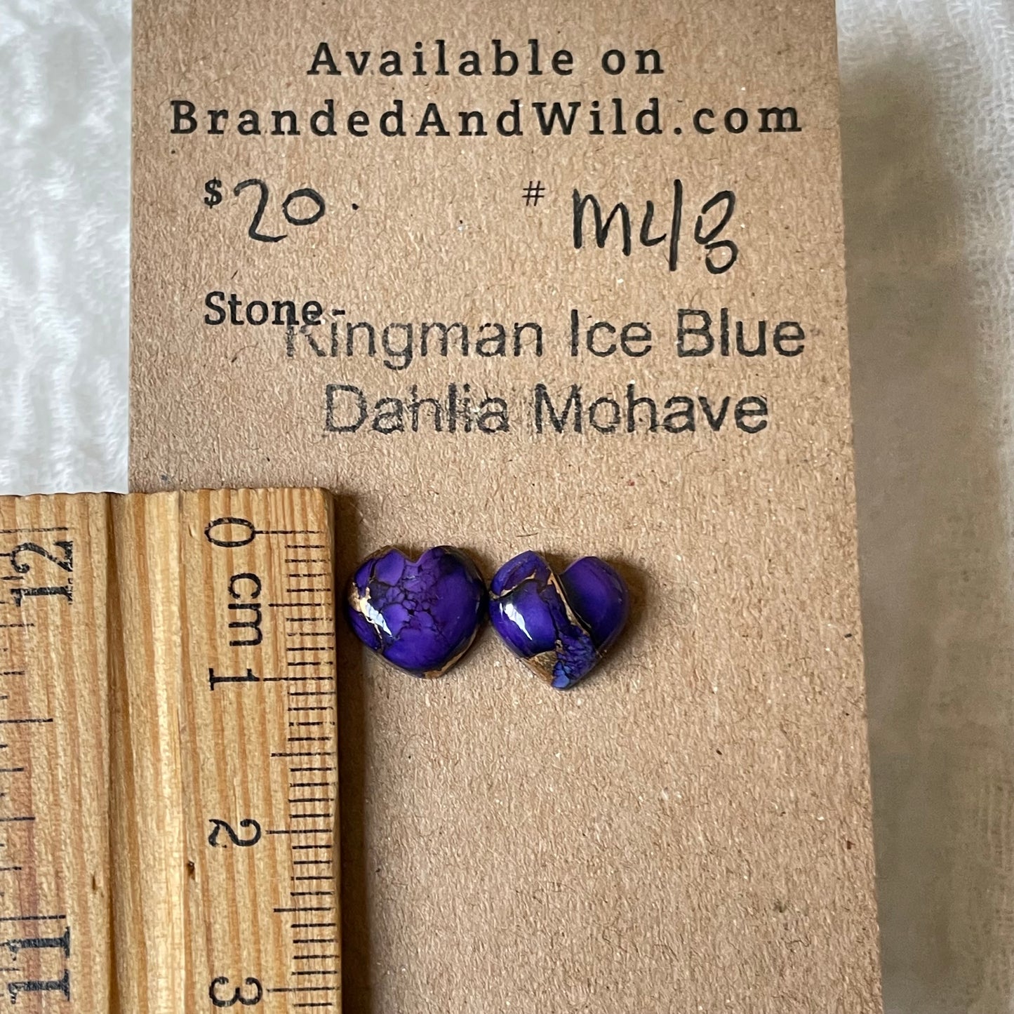 Ice Blue Dahlia Cabochon - KID48 CE3FBD76-2BAB-45B3-A70C-2EB13AF4424F Brandedandwild.com