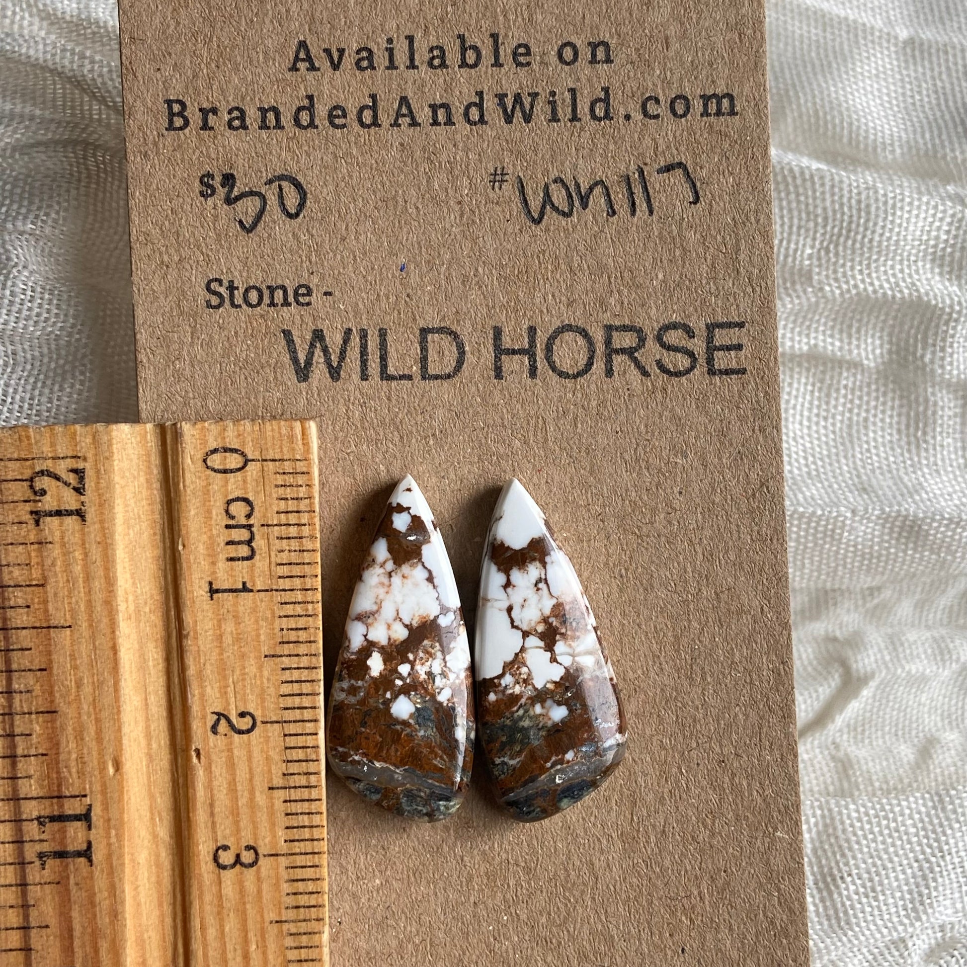Wild Horse Cabochon - WH117 CE403ED0-B412-49FE-A335-7431C38679C7 Brandedandwild.com