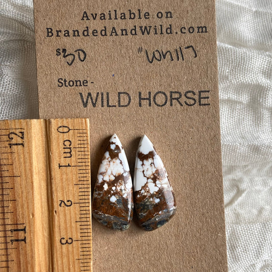 Wild Horse Cabochon - WH117 CE403ED0-B412-49FE-A335-7431C38679C7 Brandedandwild.com