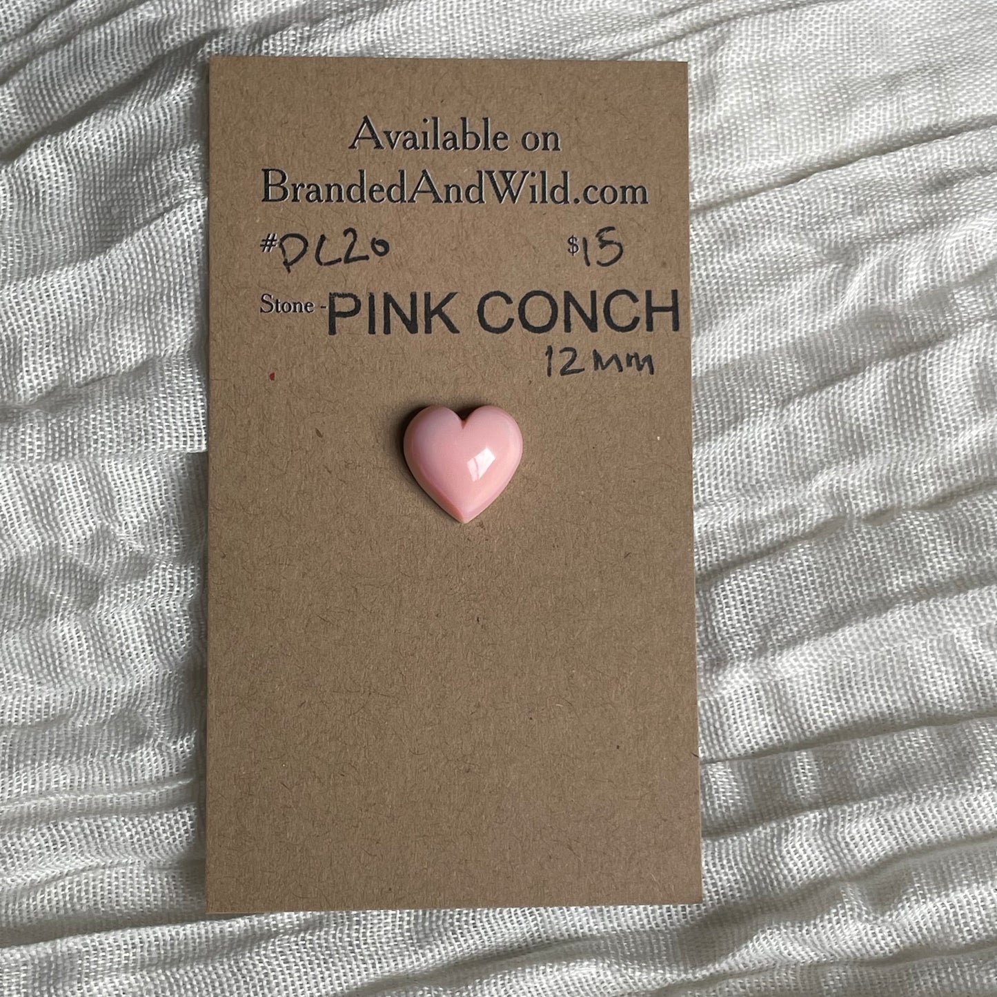 Pink Conch Cabochon - PC20 CE6E10EC-4ED8-46ED-9300-674032744006 Brandedandwild.com