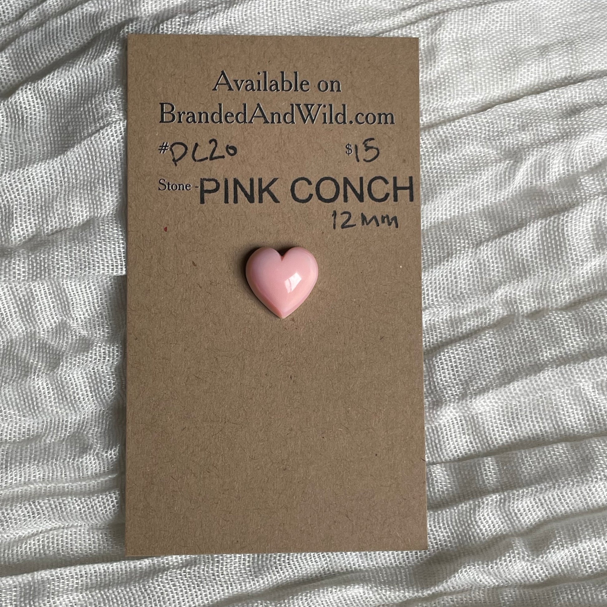 Pink Conch Cabochon - PC20 CE6E10EC-4ED8-46ED-9300-674032744006 Brandedandwild.com