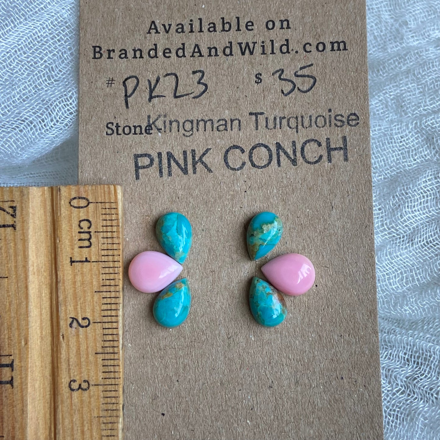 Pink Conch / Oyster Shell Cabochon - PK23