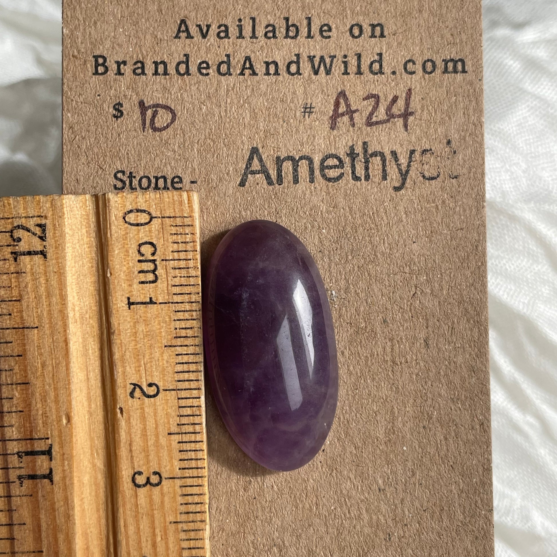 Amethyst Cabochon - A24 CE776778-CA31-478A-8754-A240C0410D9D Brandedandwild.com