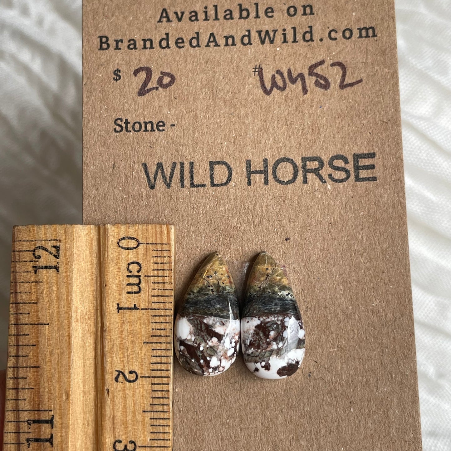 Wild Horse Cabochon - WH52 CEBC92BE-F0B4-4DE8-B810-244024AA9932 Brandedandwild.com