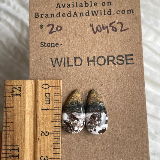 Wild Horse Cabochon - WH52 CEBC92BE-F0B4-4DE8-B810-244024AA9932 Brandedandwild.com
