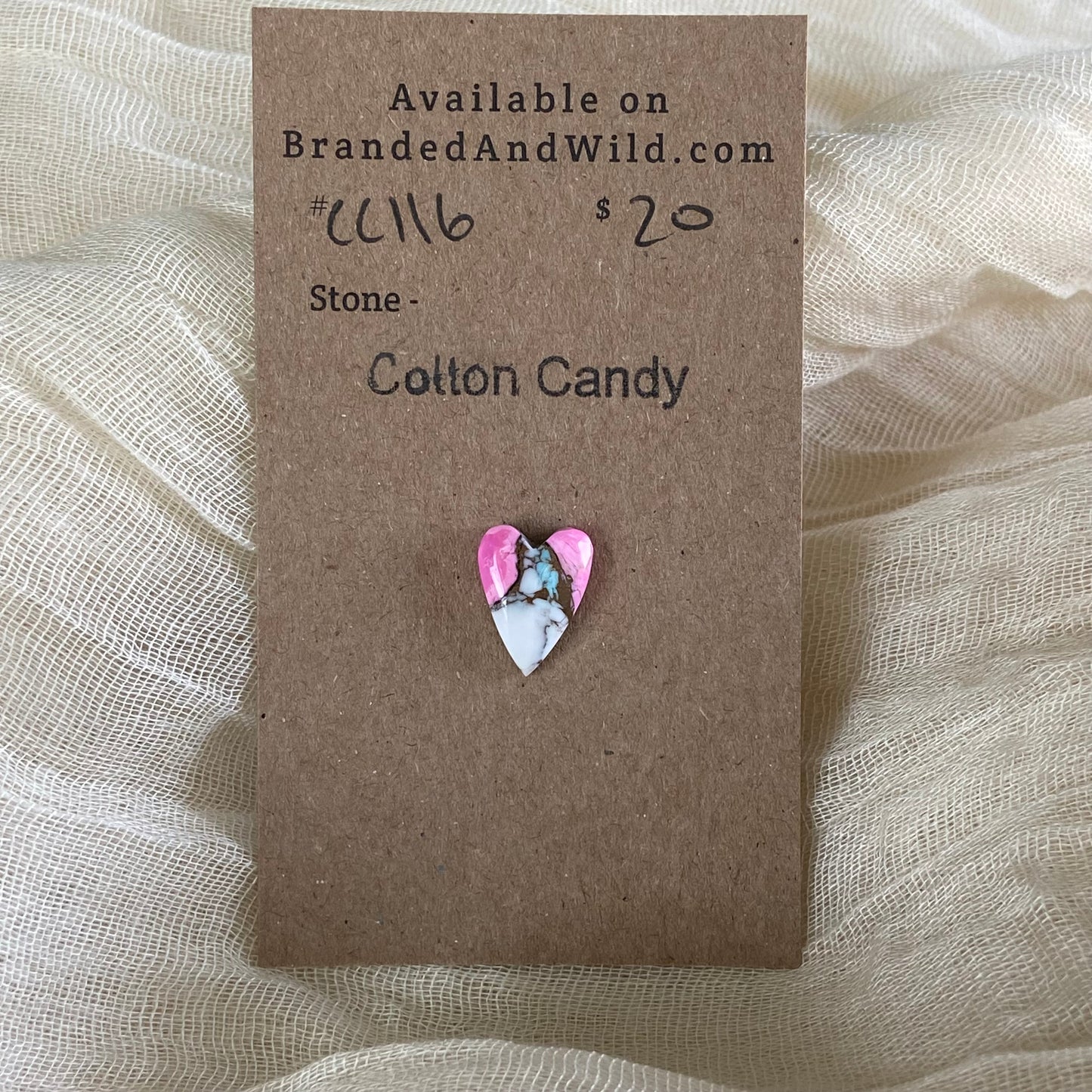 Cotton Candy Cabochon - CC116 CED3621C-F37E-49F8-9D99-15CCF194F37C Brandedandwild.com