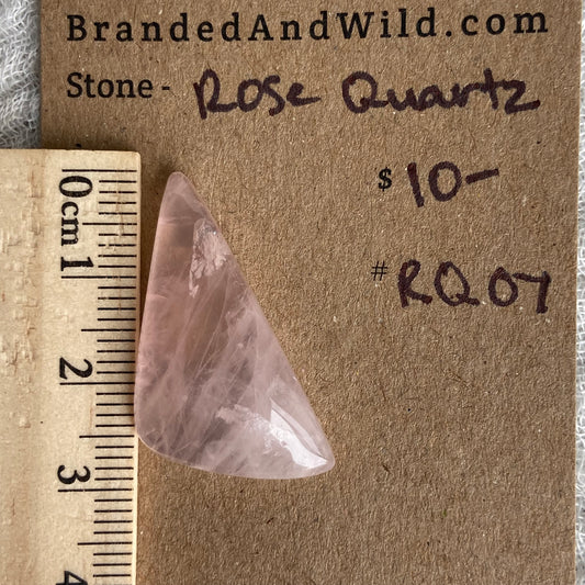 Rose Quartz Cabochon - RQ07