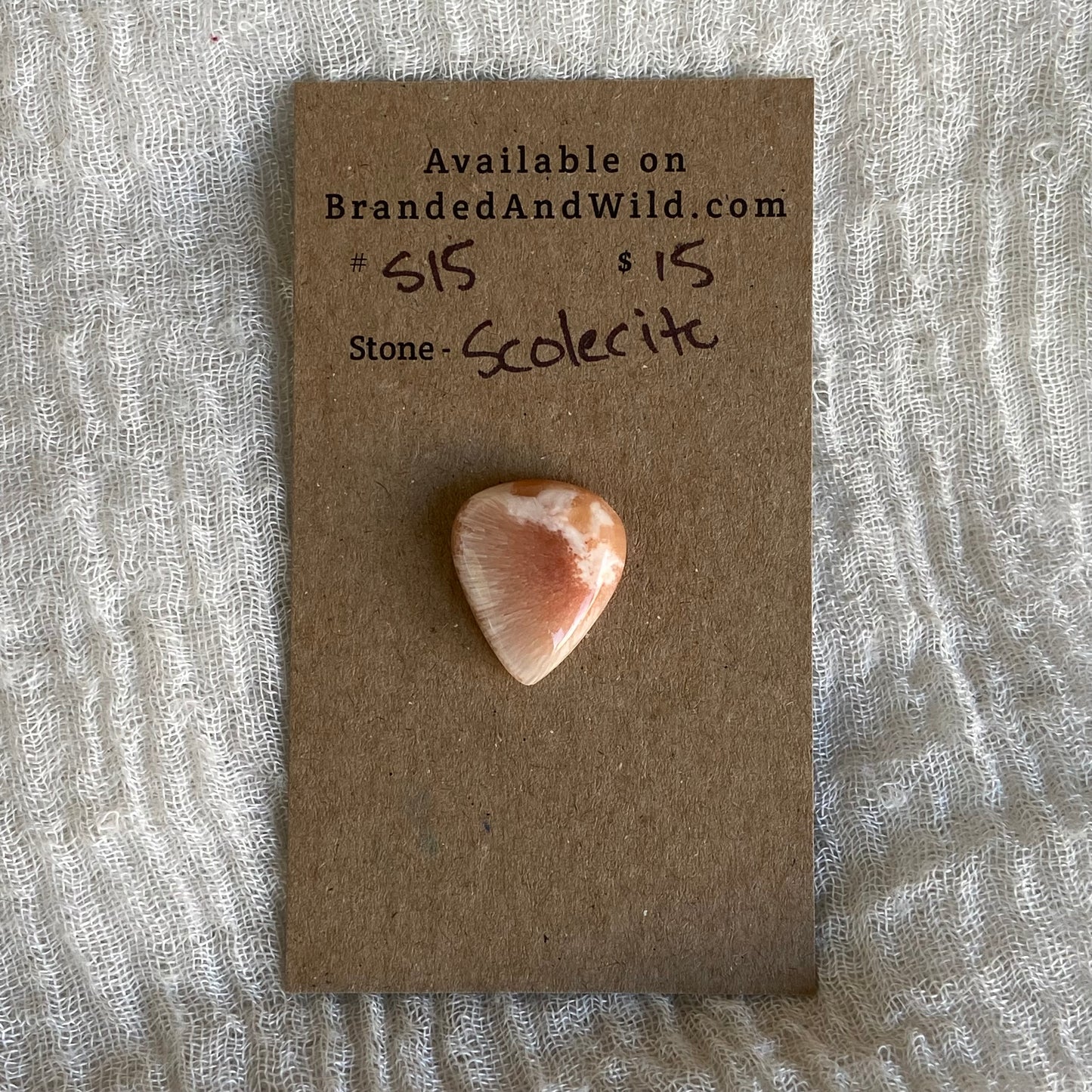 Scolecite Cabochon - S15