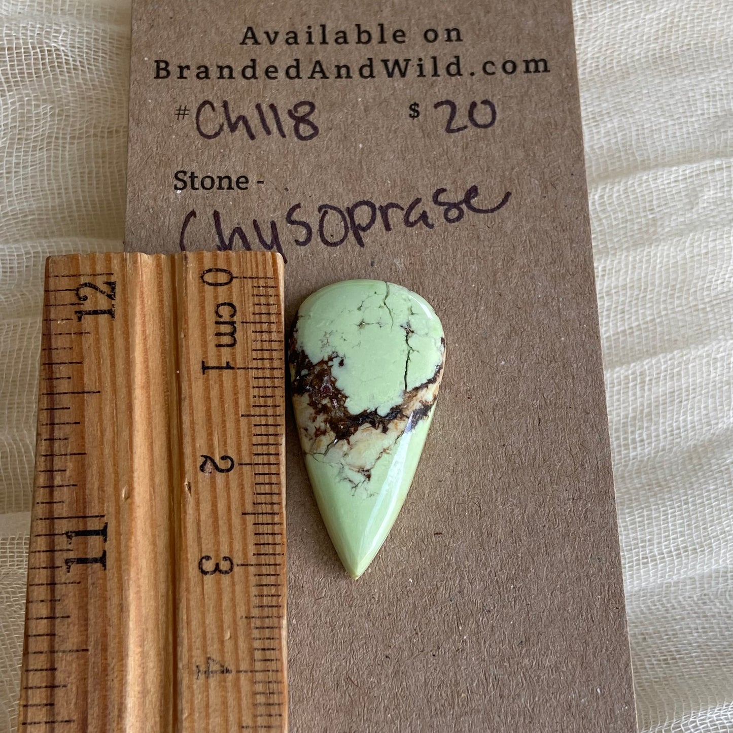 Chrysoprase Cabochon - Ch118