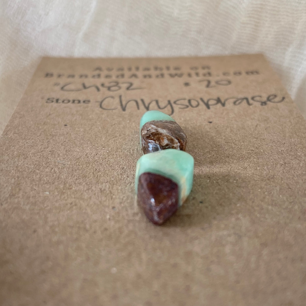 Chrysoprase Cabochon - Ch82 CF1C7FE7-C5FE-4644-BB97-92AAFF8826E8 Brandedandwild.com