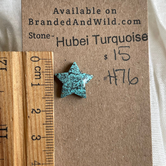 Hubei Turquoise Cabochon - H76 CF67AF99-C5F5-48AE-8CF0-F3037D26CB1A Brandedandwild.com