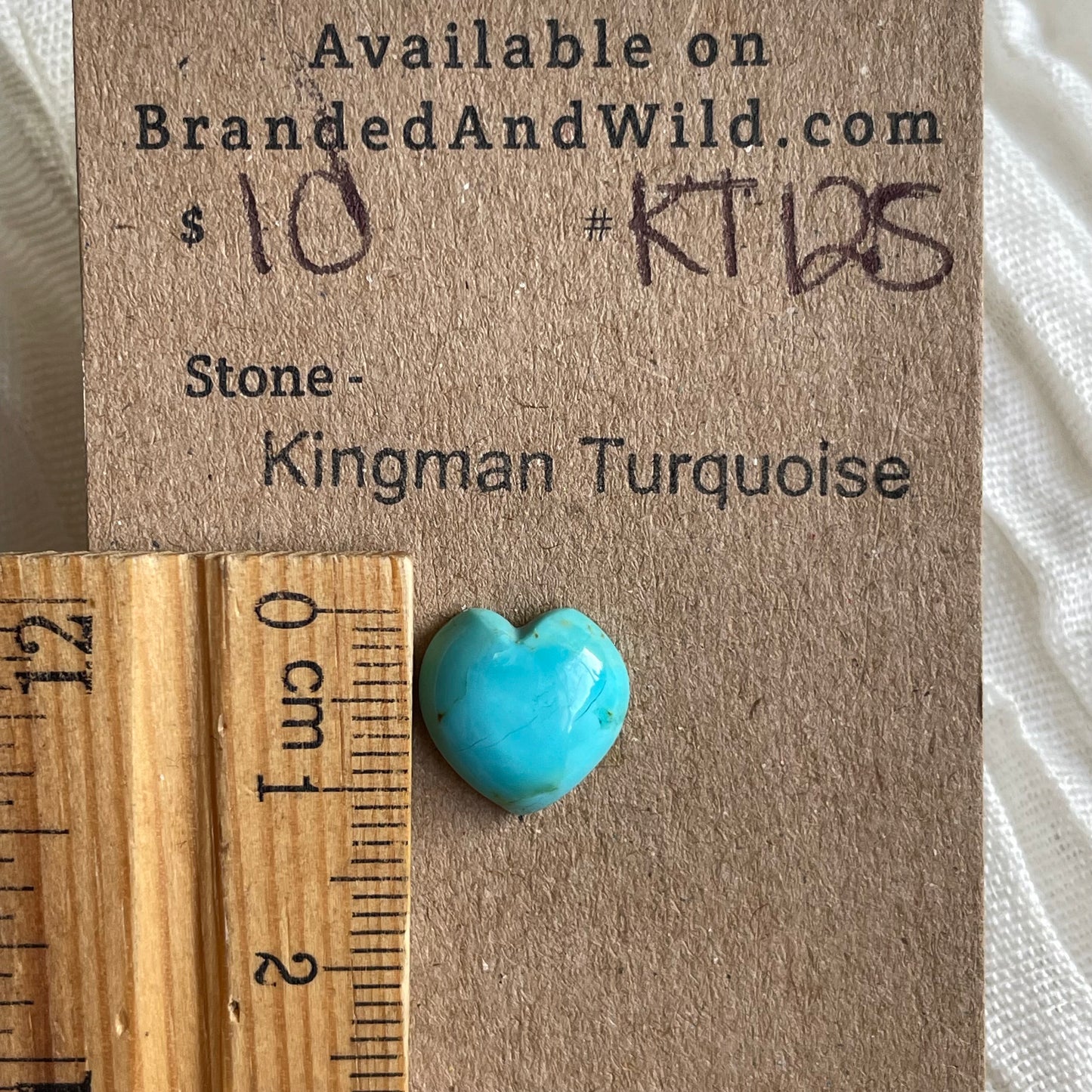 Kingman Turquoise Cabochon - KT125 CF68B3F8-4BE6-4F96-B065-AE56C4D78C5C Brandedandwild.com