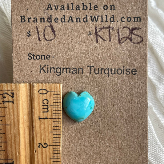 Kingman Turquoise Cabochon - KT125 CF68B3F8-4BE6-4F96-B065-AE56C4D78C5C Brandedandwild.com