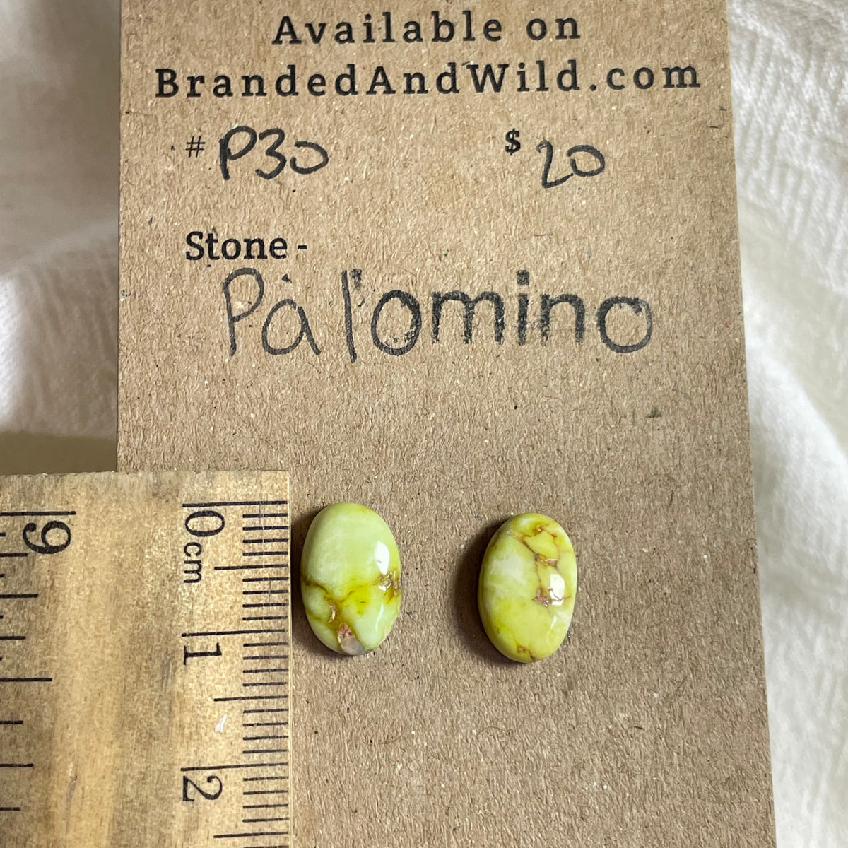 Palomino Cabochon - P30 CF79A6BC-1918-489E-80BB-94F125B0228A Brandedandwild.com