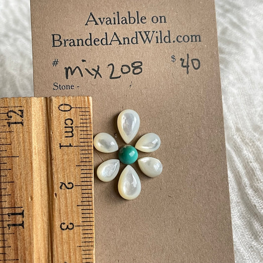 Kingman Mix Cabochon - MIX208 CF97A166-9A0F-4F77-BE38-C2B7C9A97A75 Brandedandwild.com