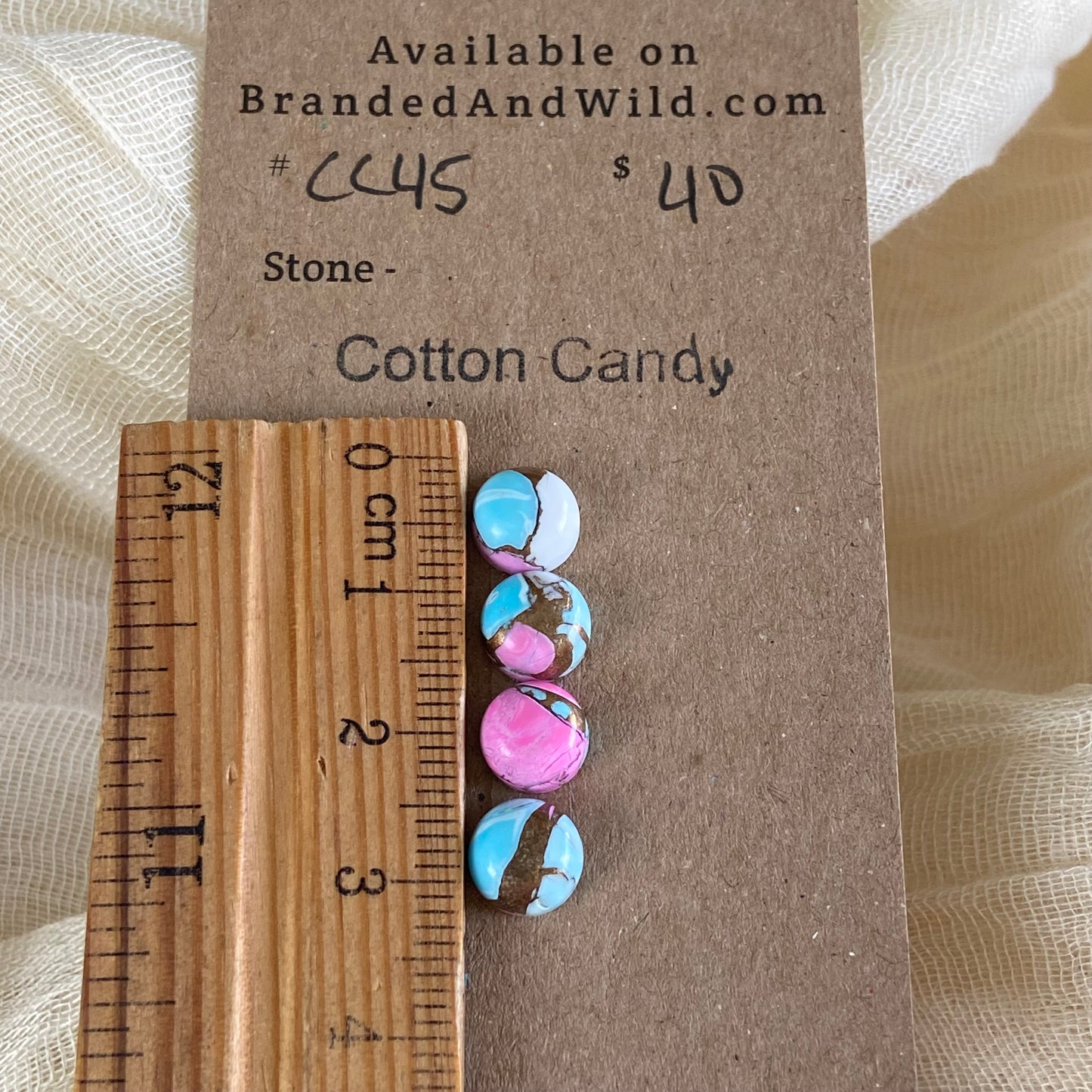 Cotton Candy Cabochon - CC45 CFA71680-799B-4564-A593-E7423671E971 Brandedandwild.com