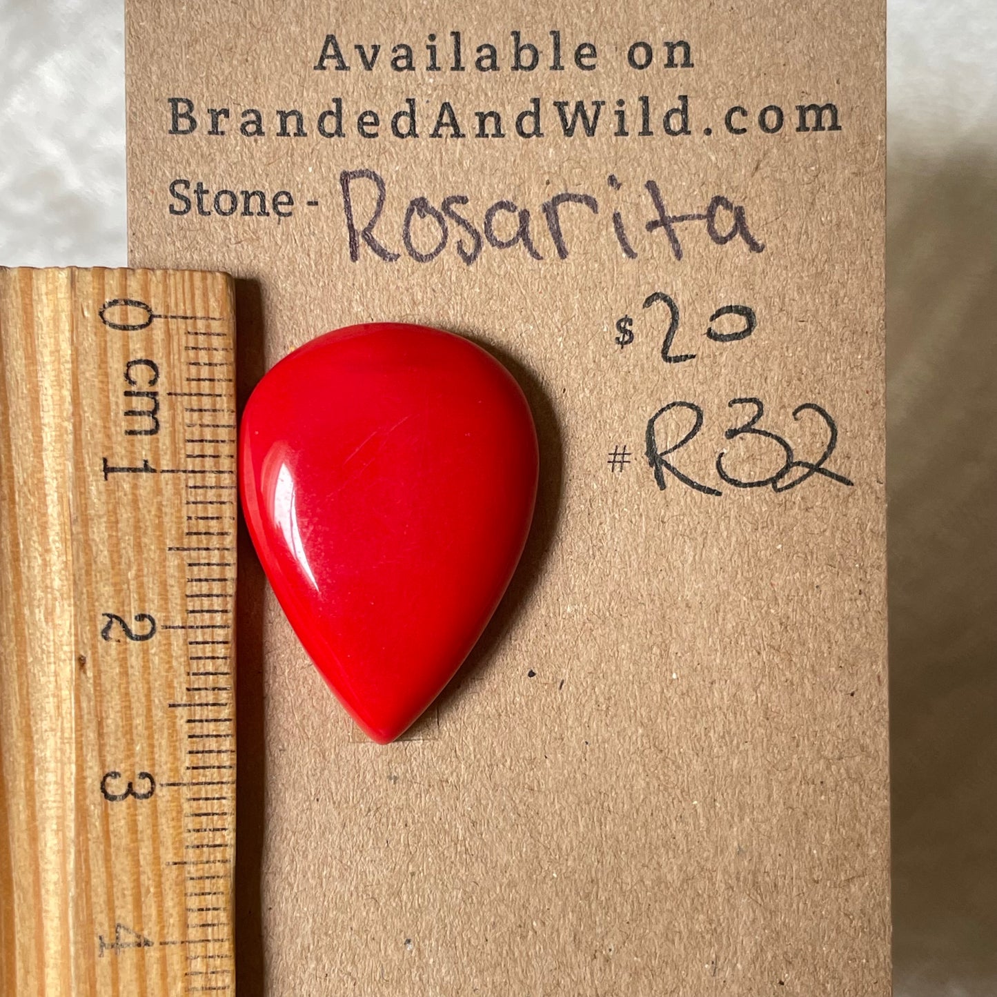 Rosarita - Cabochon - R32 CFA8DD0C-E89D-4A0A-872C-1D99D4CB4107 Brandedandwild.com