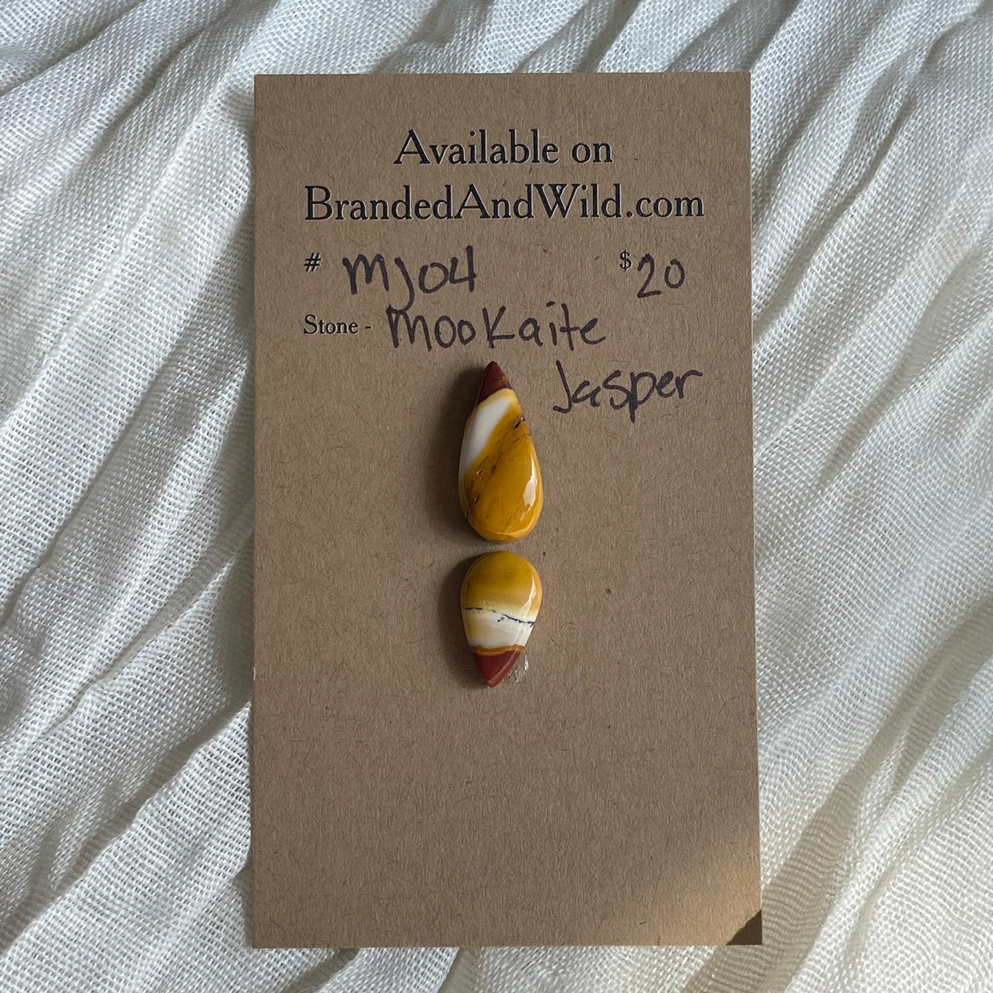Mookaite Jasper Cabochon - MJ04 CFAE8AE5-6076-44C7-87ED-B828440A00D0 Brandedandwild.com