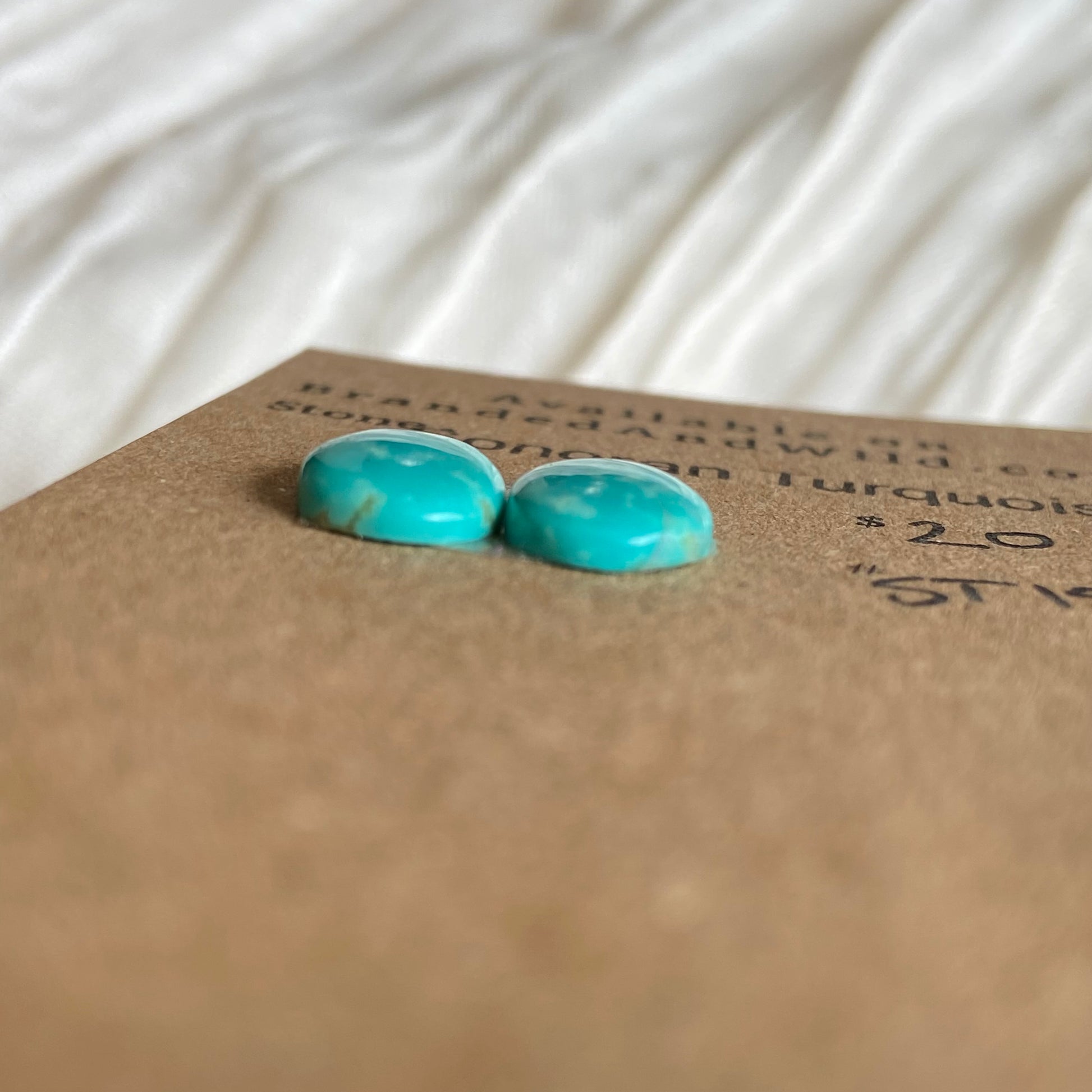 Sonoran Turquoise Cabochon - ST156 CFED504F-AE48-428D-BD40-E550238F7B13 Brandedandwild.com