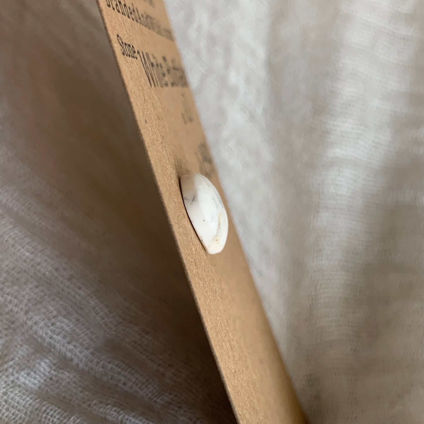 White Buffalo Cabochon - WB84