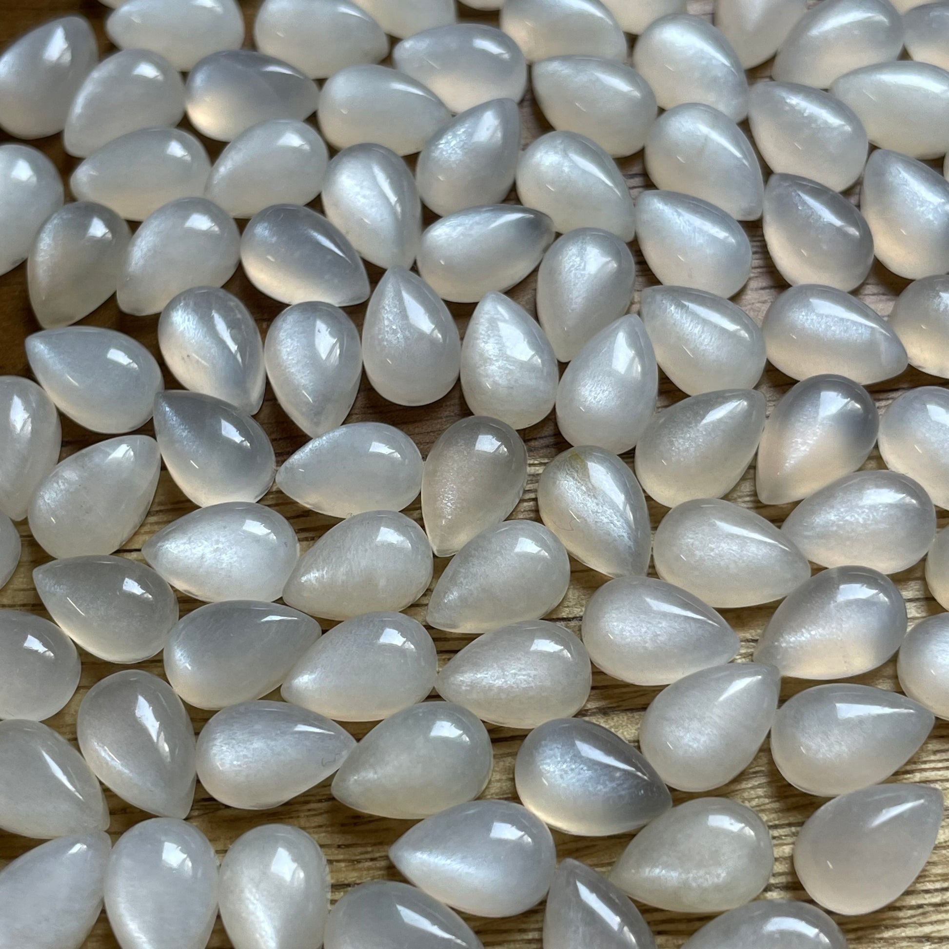 White Moonstone - 6x9 mm - WM01 D022D2E5-172F-4ACA-8514-F994EFFDCD78 Brandedandwild.com