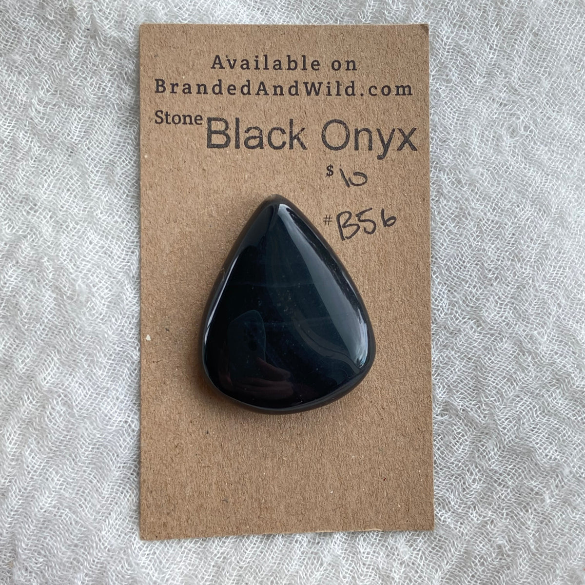 Black Onyx - Cabochon - B56
