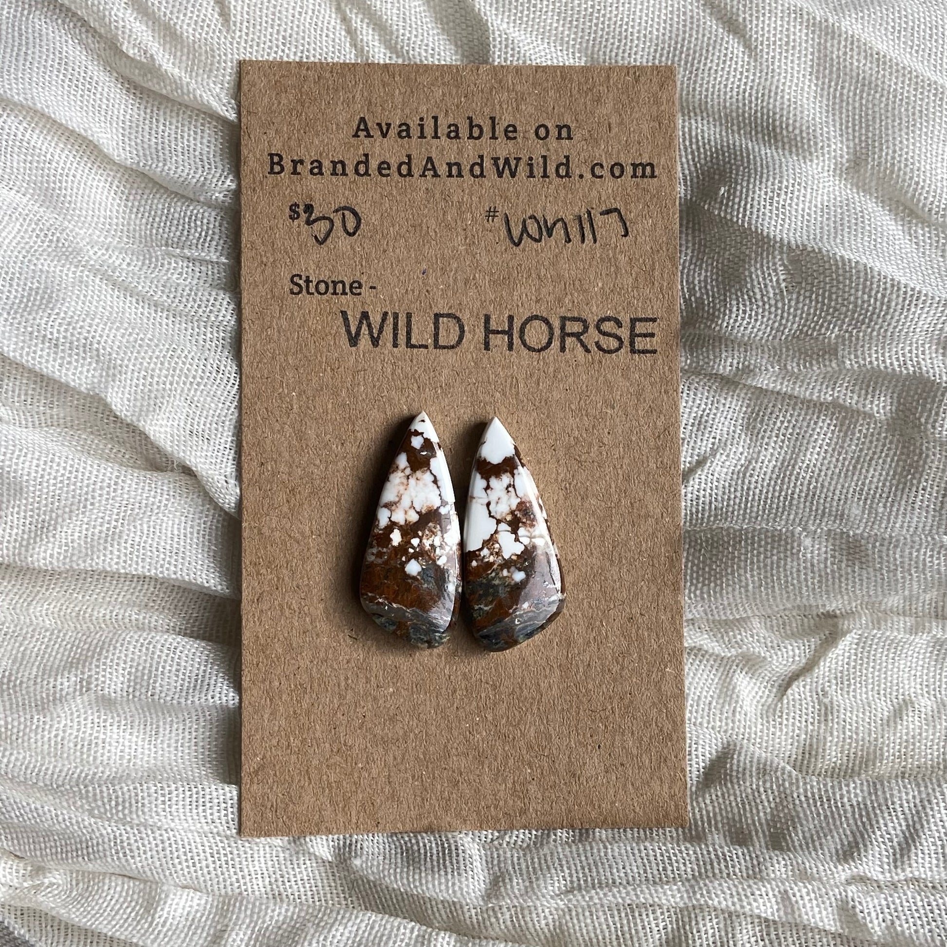 Wild Horse Cabochon - WH117 D0578395-8D52-4B0B-A4C9-55473153D679 Brandedandwild.com
