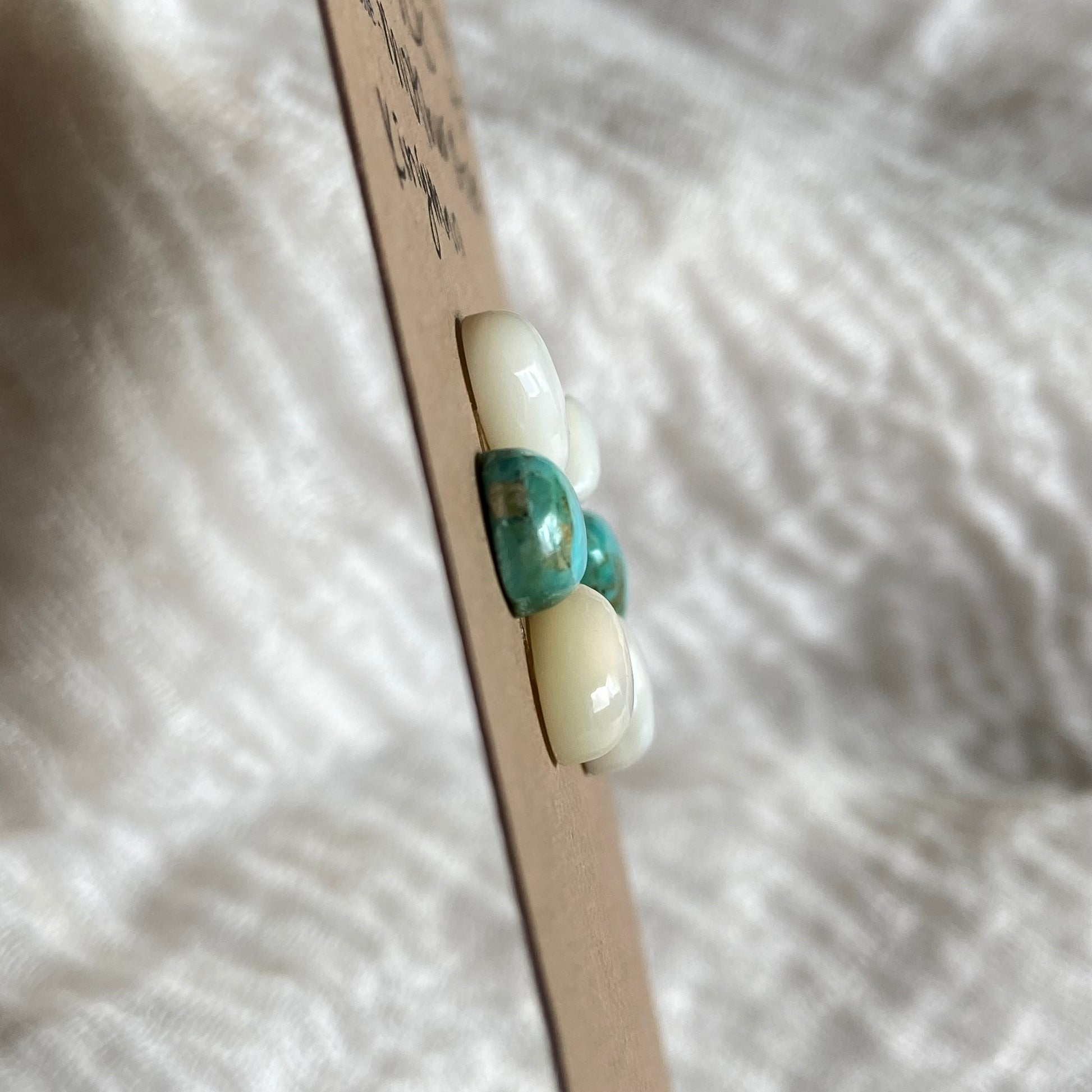 Mother of Pearl / Kingman Cabochon - Mix106 D06D332F-D259-46DA-9891-0F639772B620 Brandedandwild.com