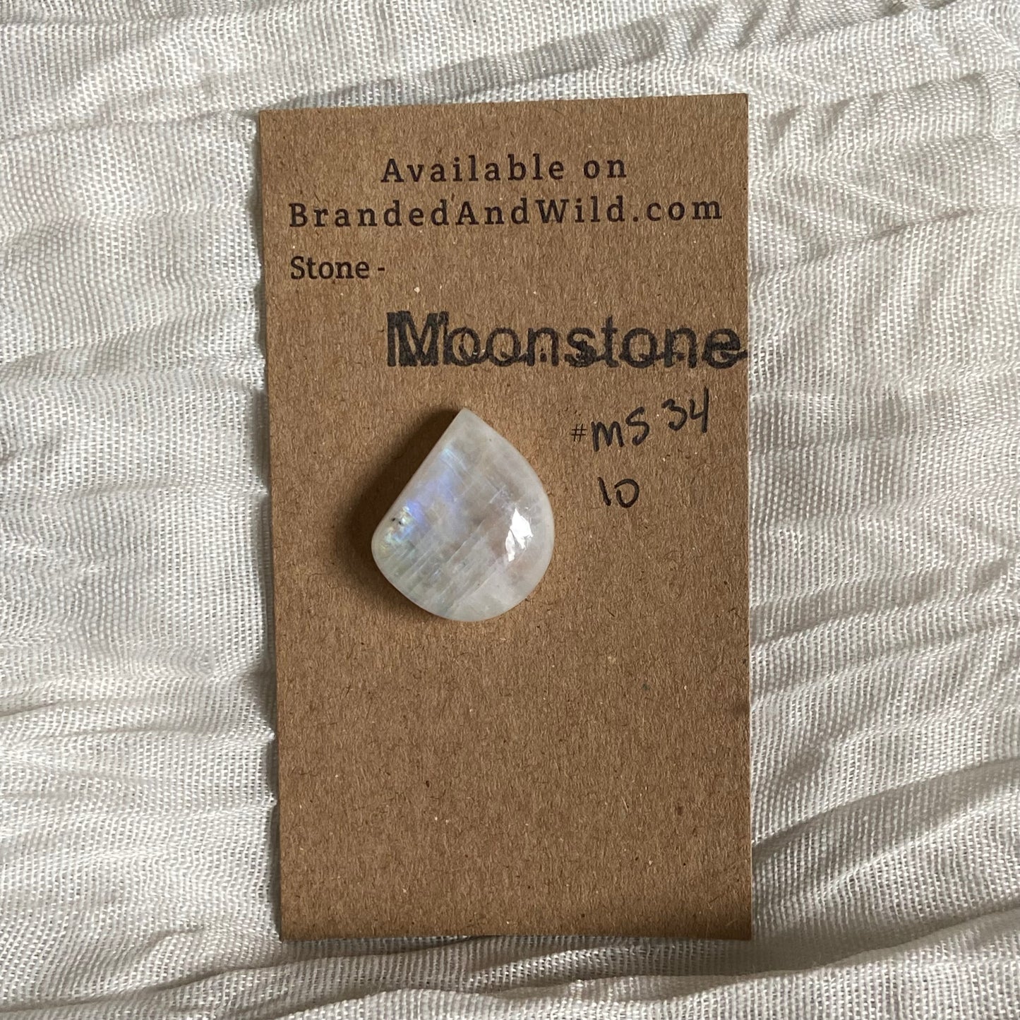 Moonstone cabochon - Ms34 D08B1A22-FC19-4313-9274-5AD1D834DDF6 Brandedandwild.com
