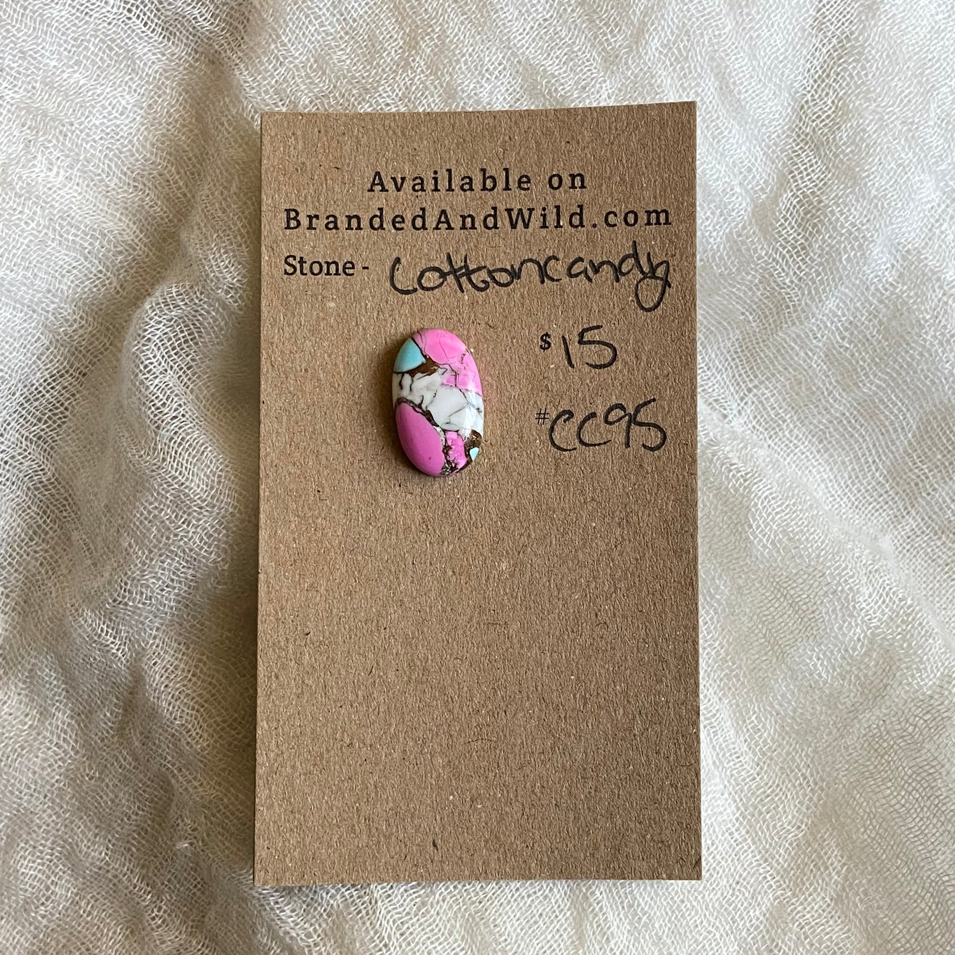 Cotton Candy Cabochon - CC95 D095F46E-FE59-4283-A690-4A6E7F27FC9C Brandedandwild.com