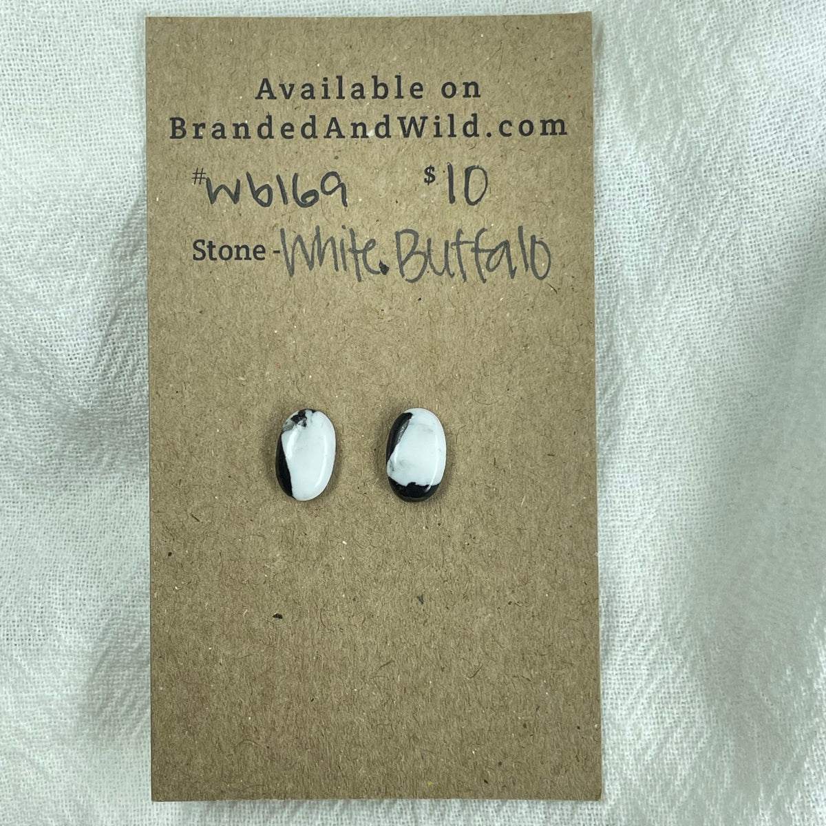 White Buffalo Cabochon - WB169 D0B464AF-6EB0-45F9-A58B-F86709666E8D Brandedandwild.com