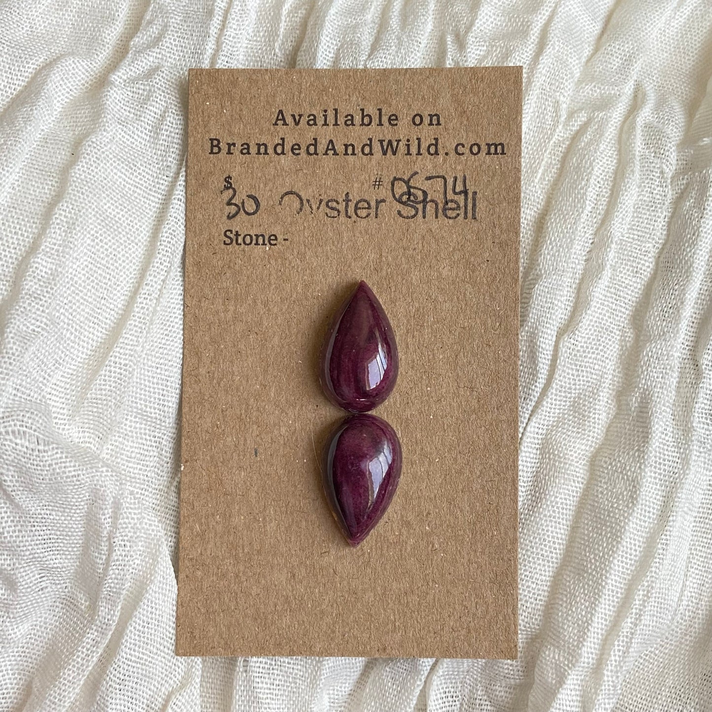 Oyster Shell Cabochon - OS74