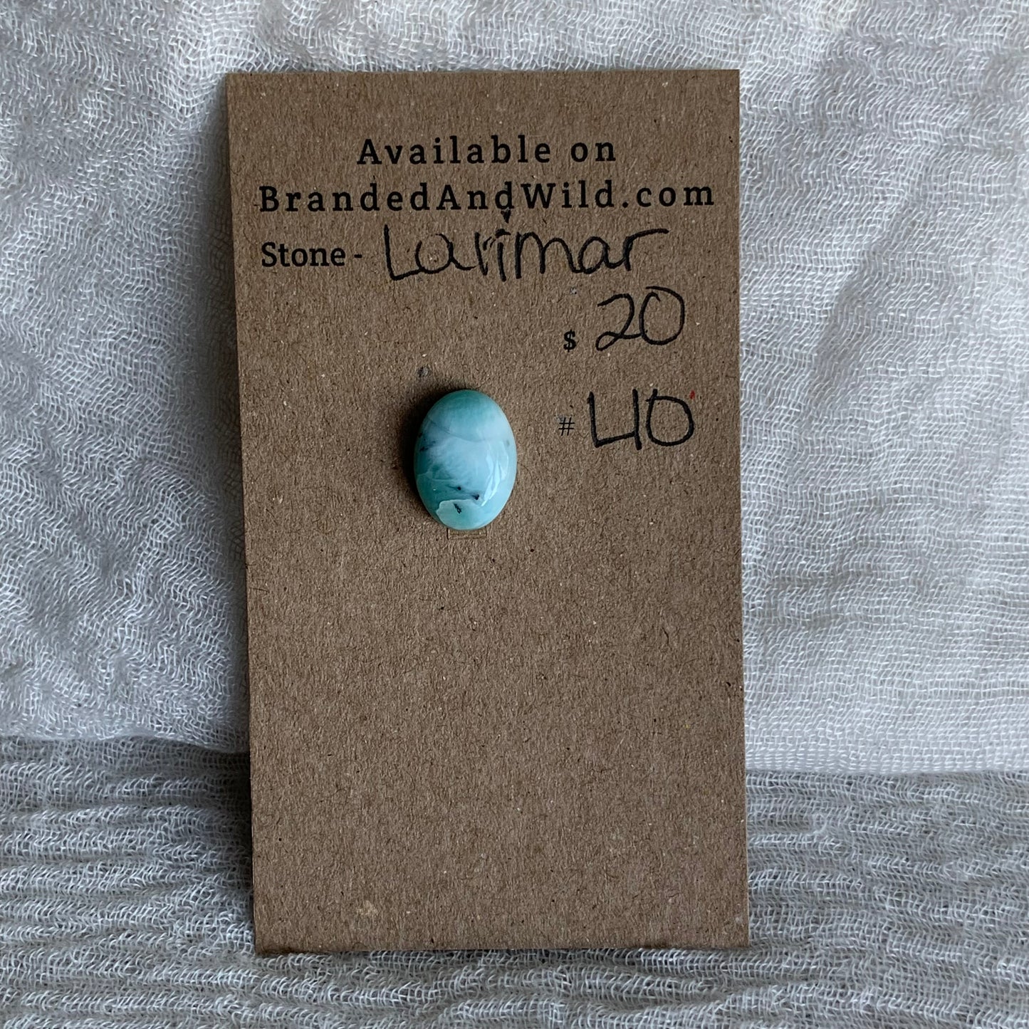 Larimar Cabochon - L10