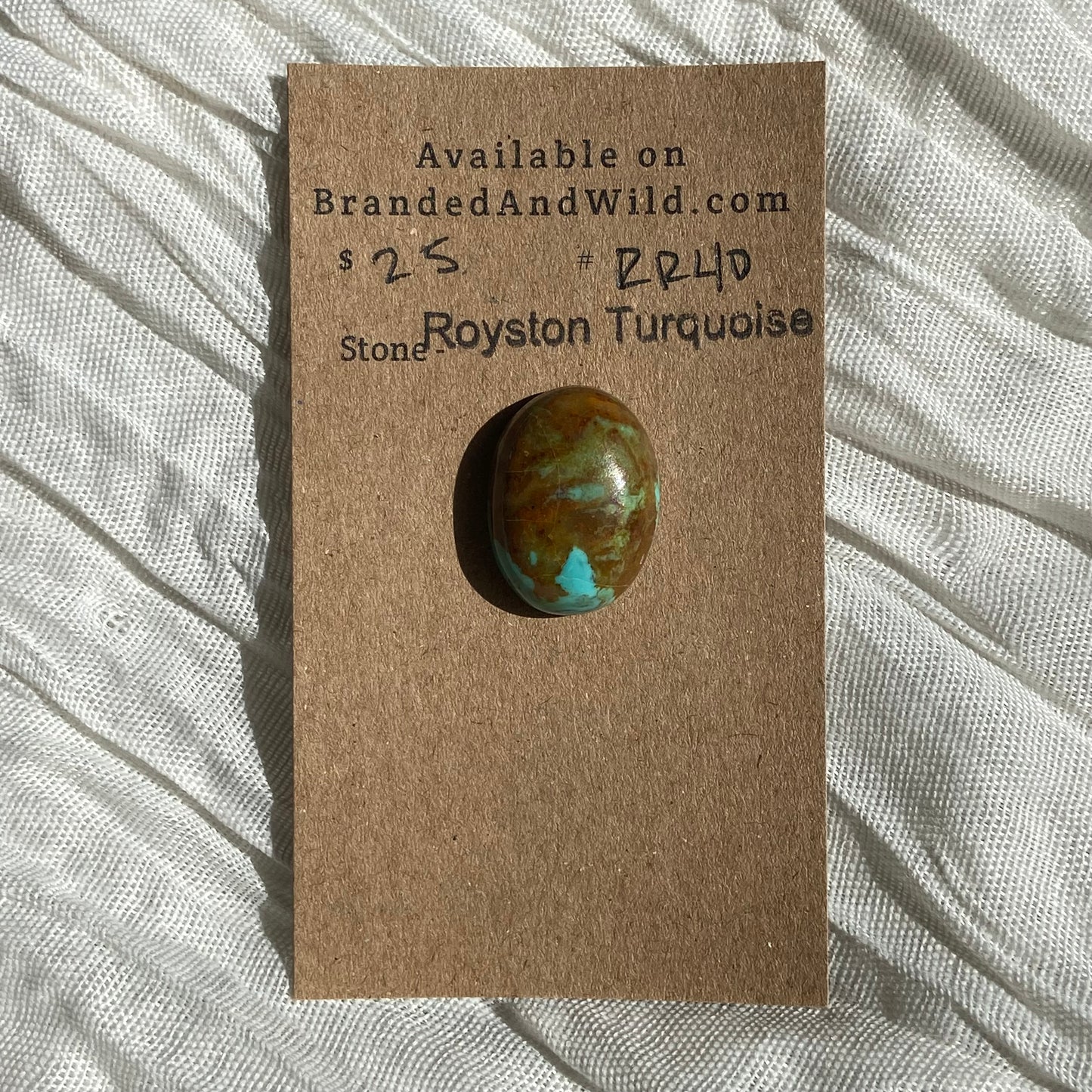 Royston Ribbon Turquoise Cabochon RR40 D0BF3C03-969F-4C06-A82D-18E13C6AE2F1 Brandedandwild.com