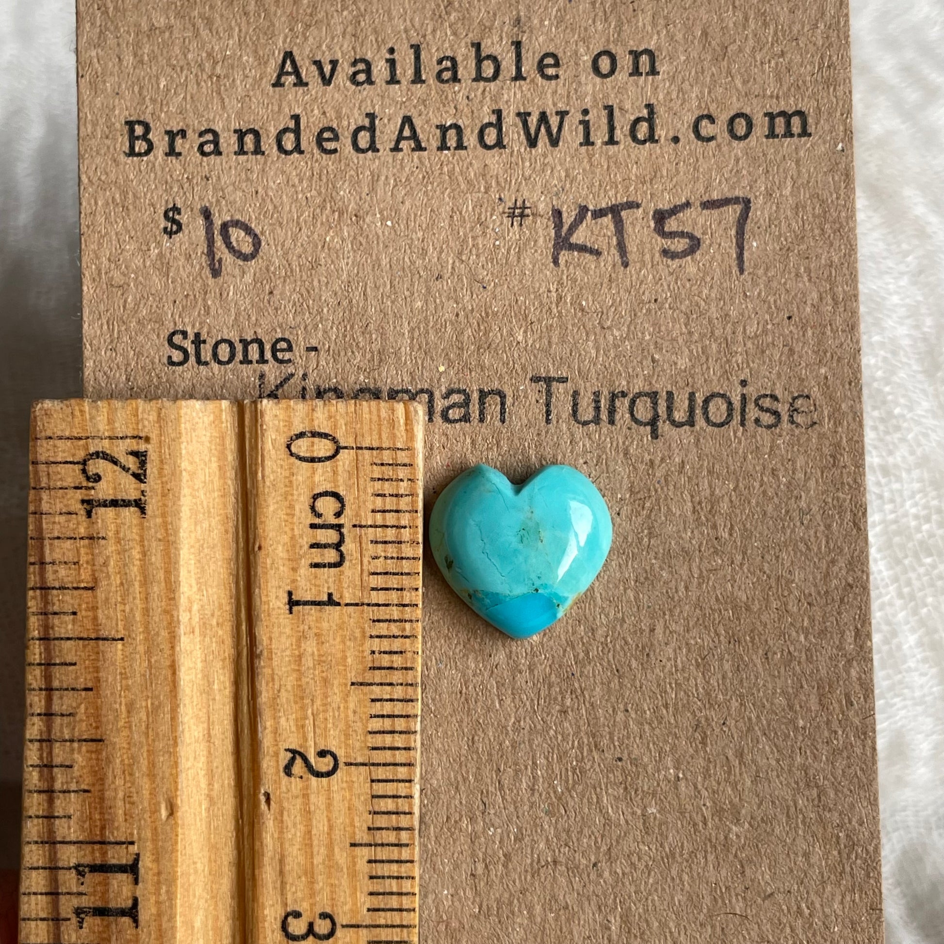Kingman Turquoise Cabochon - KT57 D0D2AE0B-55A9-4E06-8BAC-3CC498A6330A Brandedandwild.com