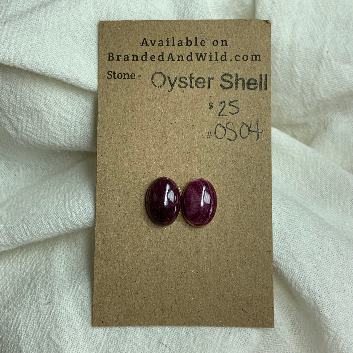 Oyster Shell Cabochon - OS04 D0E629FD-1BCC-4EFB-81E3-6F7AE289CECB Brandedandwild.com