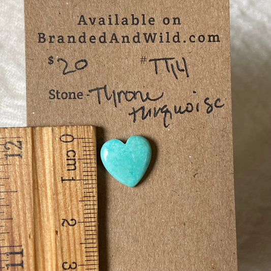 Tyrone Turquoise Cabochon - TT14 D0EE0209-2185-4EBB-B397-D52772225916 Brandedandwild.com