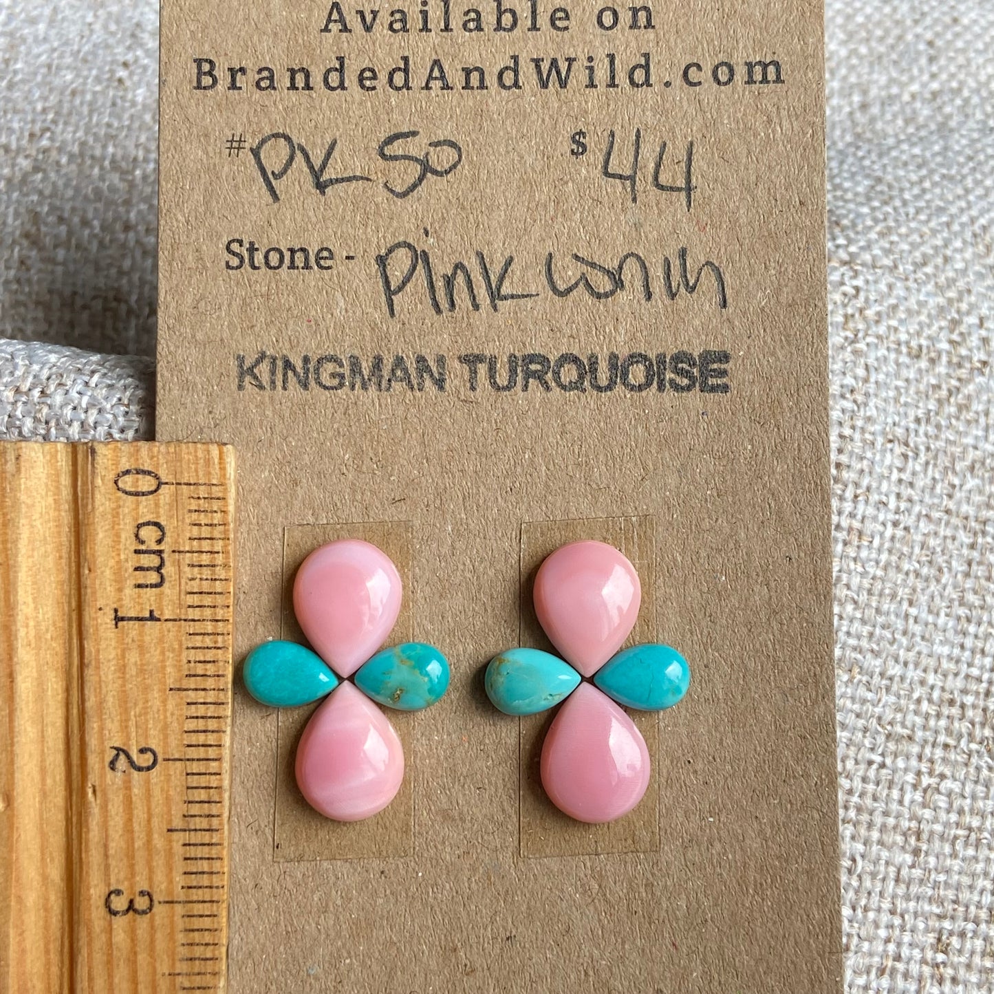 Pink Conch / Kingman Cabochon - PK50