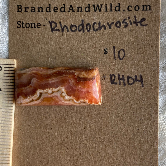 Rhodochrosite Cabochon - R04