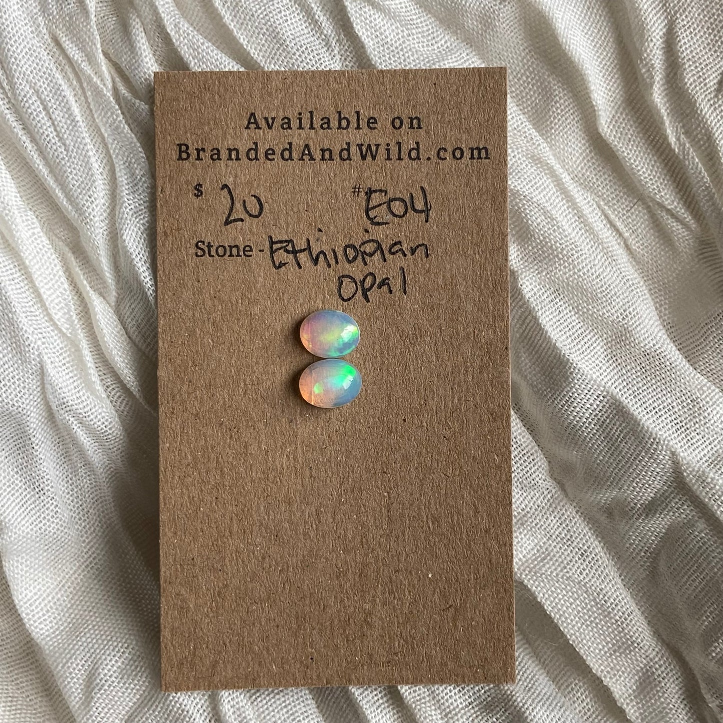 Ethiopian Opal Cabochon - EO4 D17D8F7D-7431-483E-9FF6-4A0104EB1C9C Brandedandwild.com