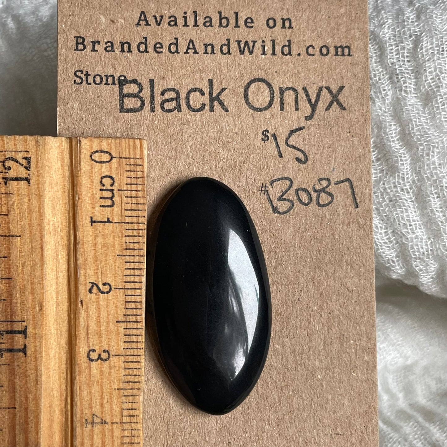 Black Onyx - Cabochon - BO87