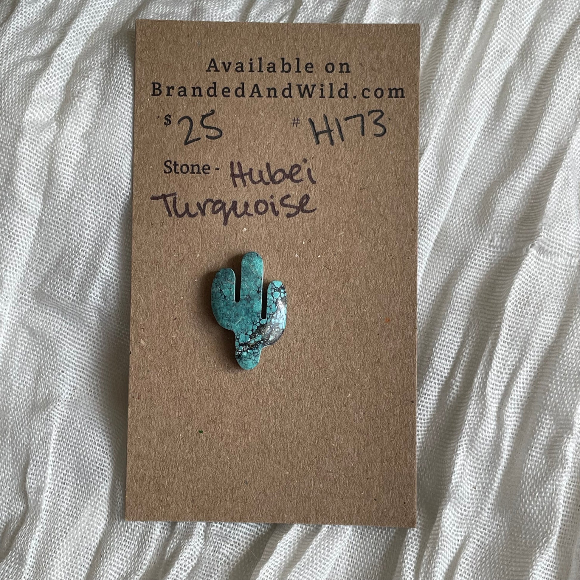 Hubei Turquoise Cabochon - H173 D1B6261C-129D-49E6-8E12-EAD5C815838E Brandedandwild.com