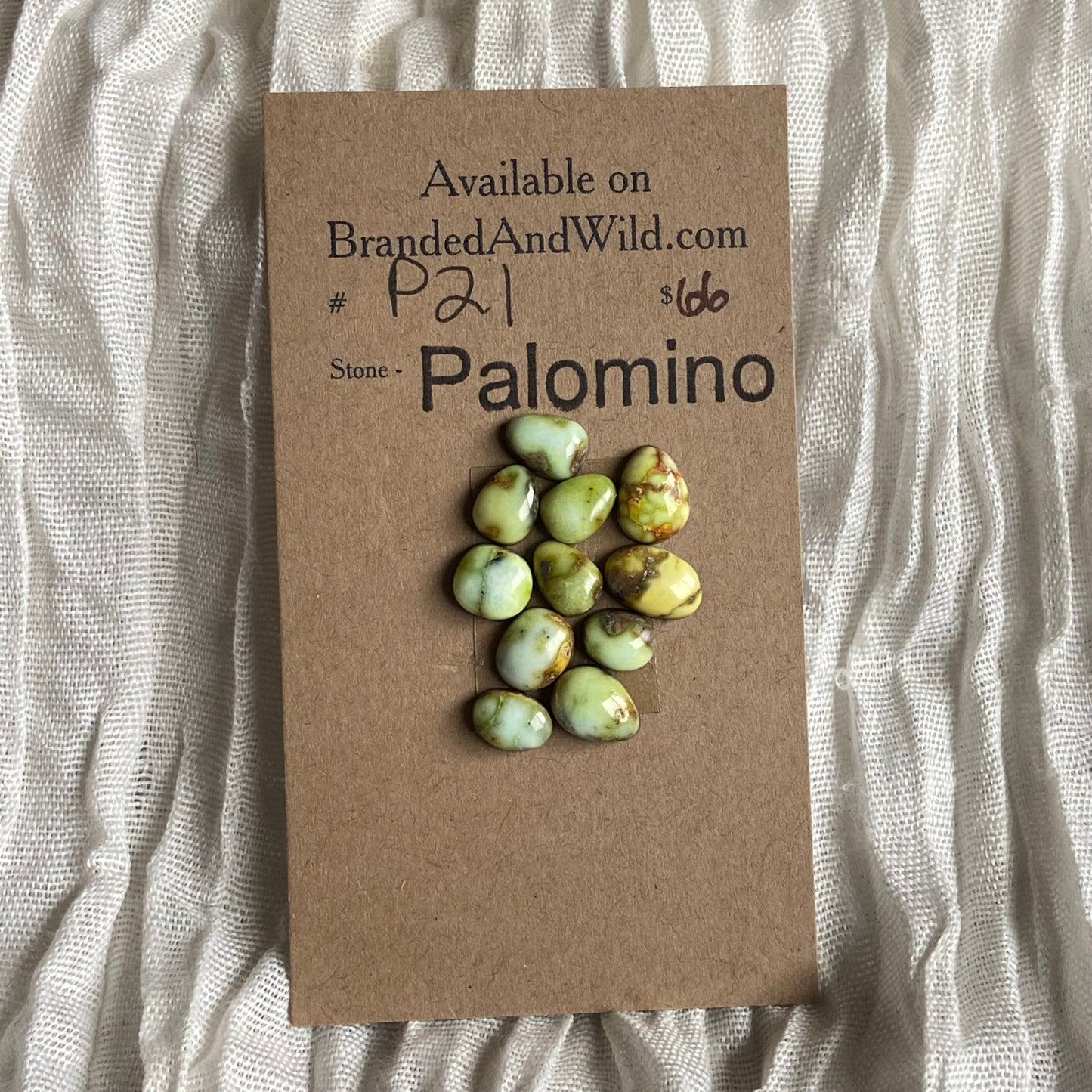 Palomino Cabochon - P21 D1E885B0-F6D3-4D0D-B187-1444C6707166 Brandedandwild.com
