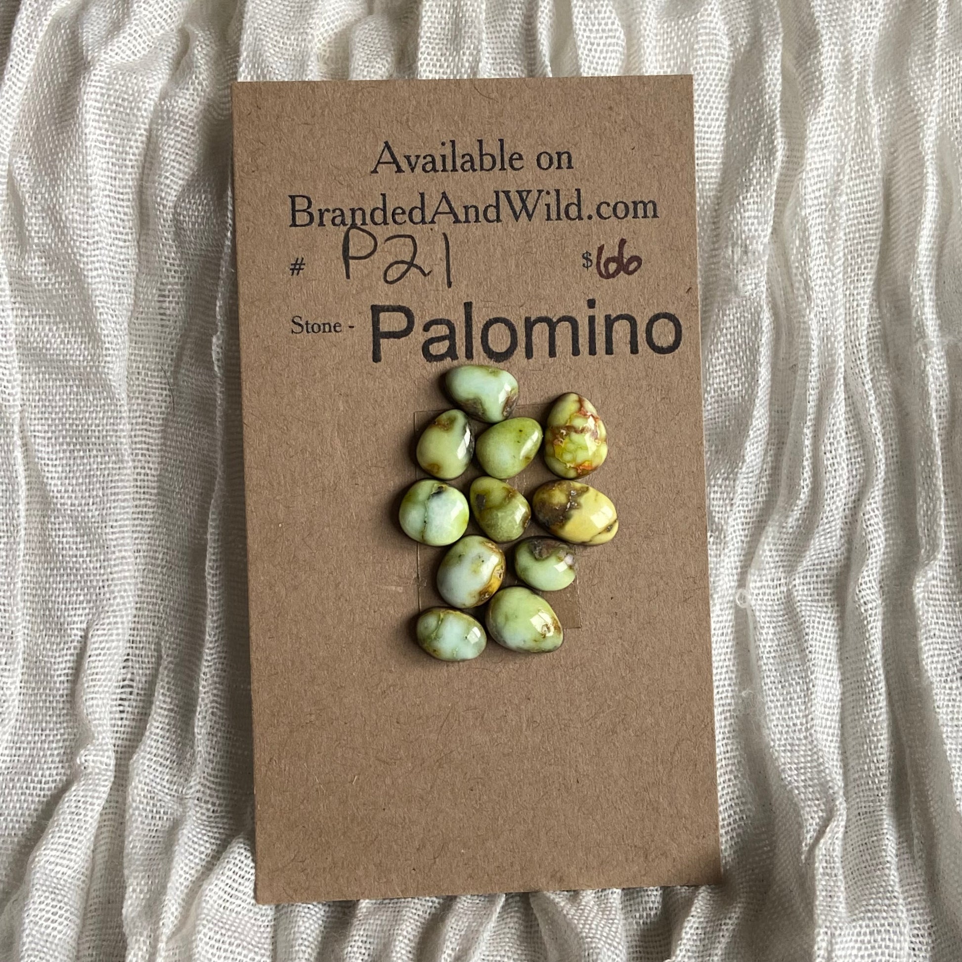 Palomino Cabochon - P21 D1E885B0-F6D3-4D0D-B187-1444C6707166 Brandedandwild.com
