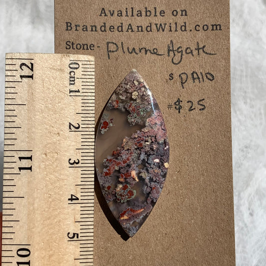Plume Agate Cabochon - PA10