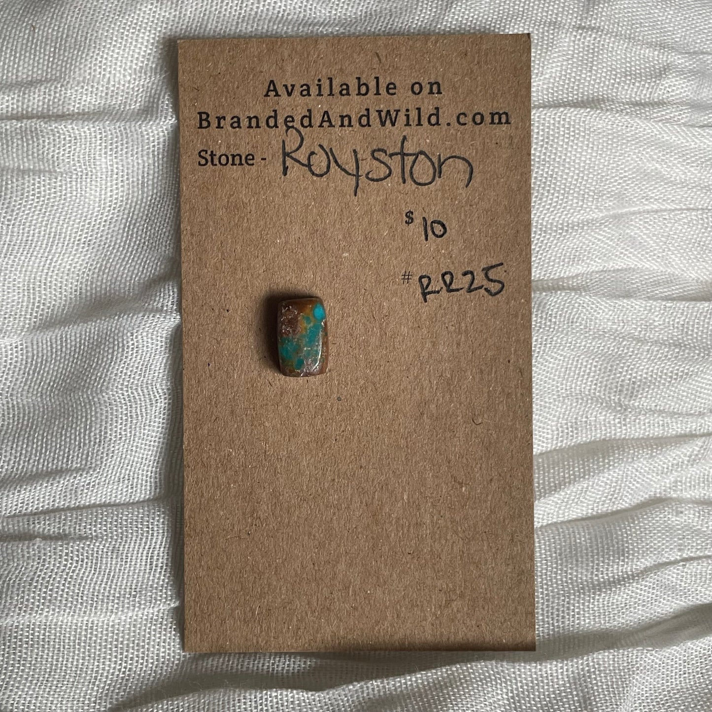 Royston Ribbon Turquoise Cabochon RR25 D1EE51B8-A871-4F43-AB37-5557946B7A11 Brandedandwild.com