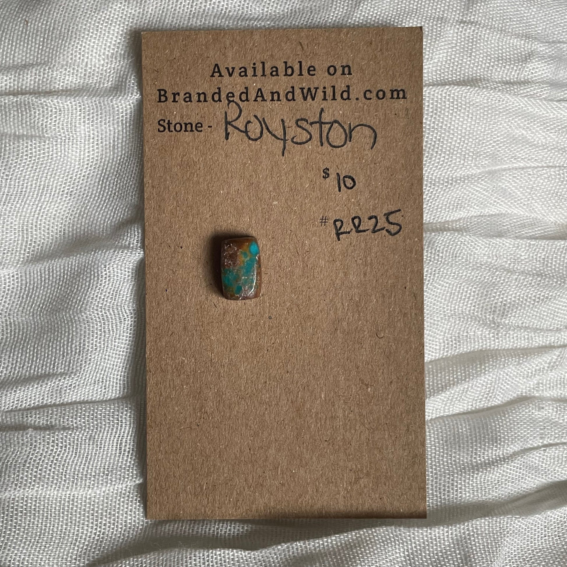 Royston Ribbon Turquoise Cabochon RR25 D1EE51B8-A871-4F43-AB37-5557946B7A11 Brandedandwild.com