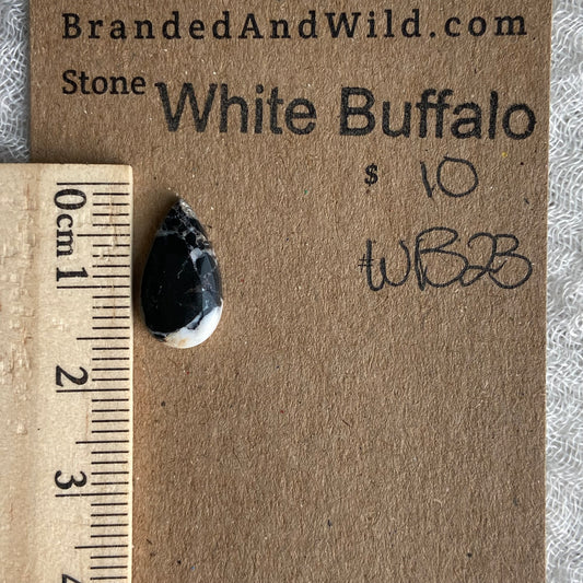 White Buffalo Cabochon - WB23
