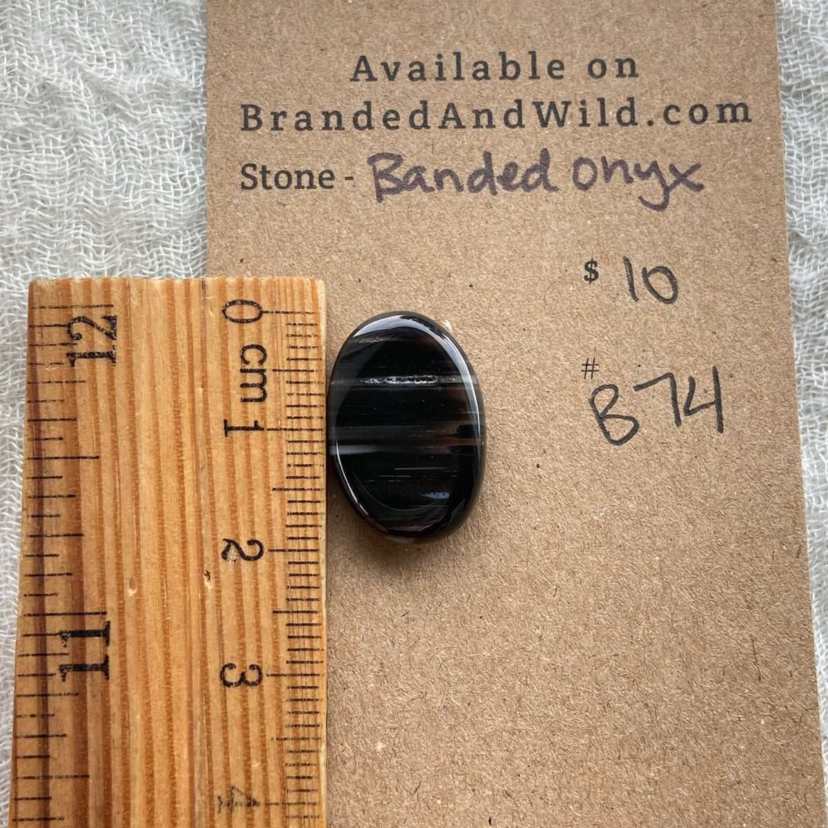 Banded Onyx - Cabochon - B74